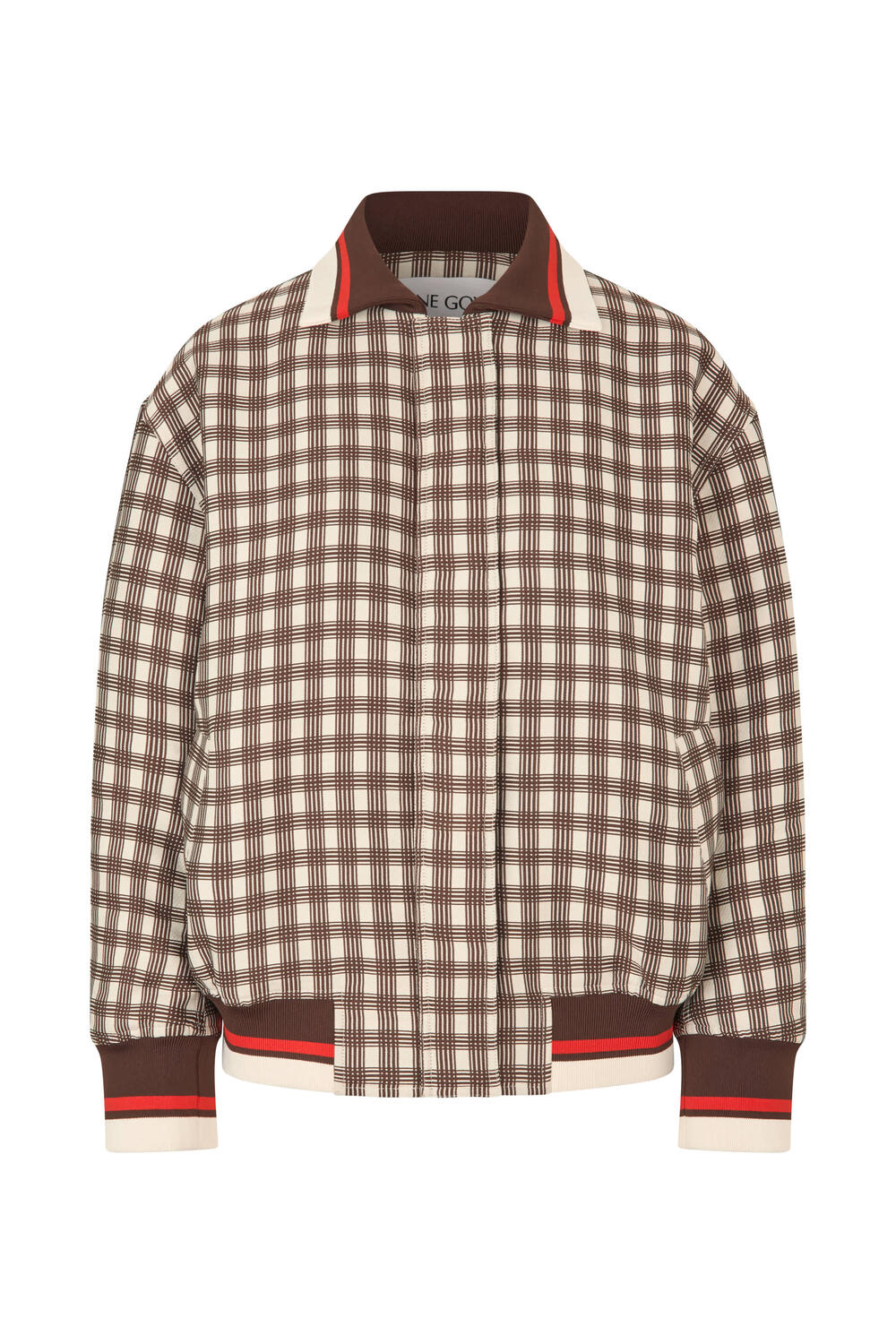 2269 Collar bomberjakke - Checks
